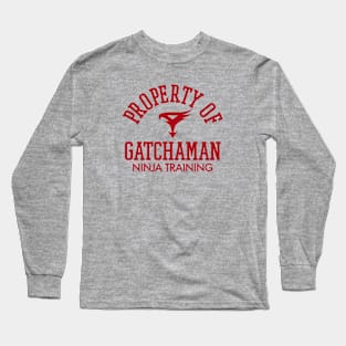 Gatchaman Battle of the Planets - Ninja training Long Sleeve T-Shirt